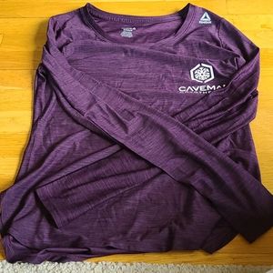 Reebok Long Sleeve branded workout shirt
